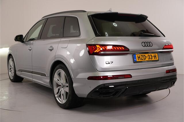 Audi Q7 60 TFSI e quattro S Line Sport/Plus | Parkeer/City/Tour pakket | Laserlicht | 360° Camera | Trekhaak | HUD |