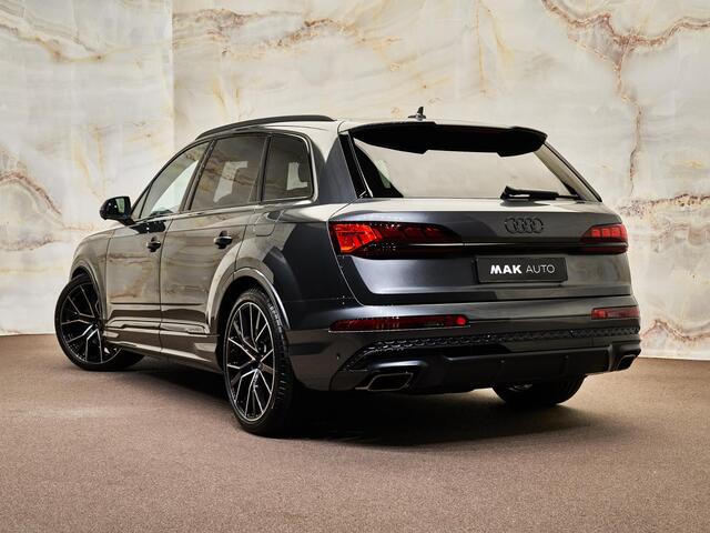 Audi Q7 60 TFSI e Quattro Pro Line S Competition, pano, 4W-best, massage, B&O, OLED, S sportstoelen, Laserlicht, tr.haak, 22", NP144k