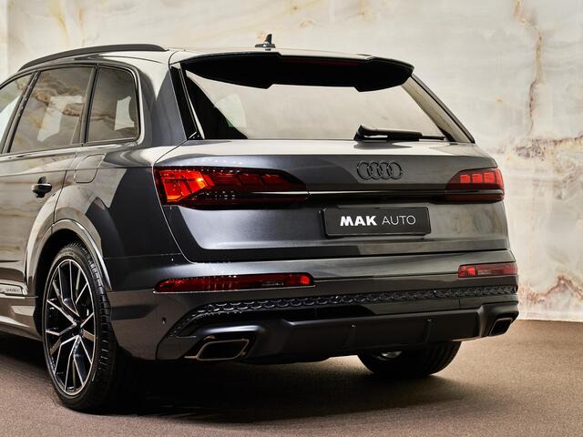 Audi Q7 60 TFSI e Quattro Pro Line S Competition, pano, 4W-best, massage, B&O, OLED, S sportstoelen, Laserlicht, tr.haak, 22", NP144k