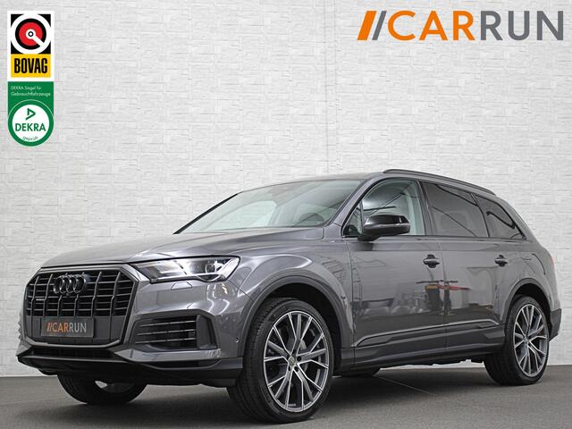Audi Q7 55 TFSIe V6 381pk Quattro 67dkm! | Head-Up | Leder | Dodehoek | 22" | Virtual-Cockpit | LED | Elek. Stoelen | Standkachel | Camera | Stoelverwarming | 3-Zone Clima | Draadloos Laden | Park-Assist |