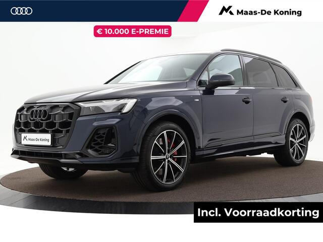 Audi Q7 55 TFSI e quattro Pro Line S 394 PK · B&O Premium 3D · Elek. wegklapb. trekhaak · Glazen panoramadak · Assist. pakket Tour