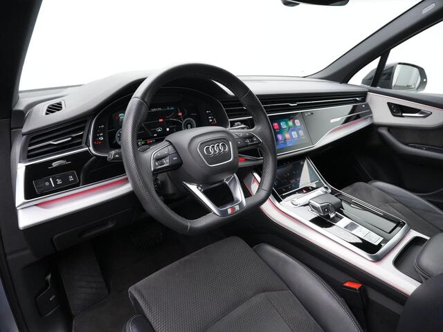 Audi Q7 55 TFSI e 381 pk tiptronic quattro Pro Line S / S-Line | Panoramadak | 360 Camera | Geheugenstoel | Leder/alcantara