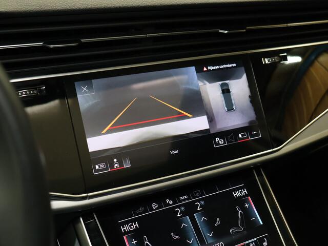 Audi Q7 55 TFSI e quattro Sport S [SCHUIFKANTELDAK, ADAPTIVE CRUISE, 360 CAMERA, TREKHAAK INKLAPBAAR, MEMORY SEATS, LUCHTVERING, STOELMASSAGE, APPLE CARPLAY, ANDROID, STUURVERWARMING, STOELVENTILATIE, STOELVERWARMING, VOL LED