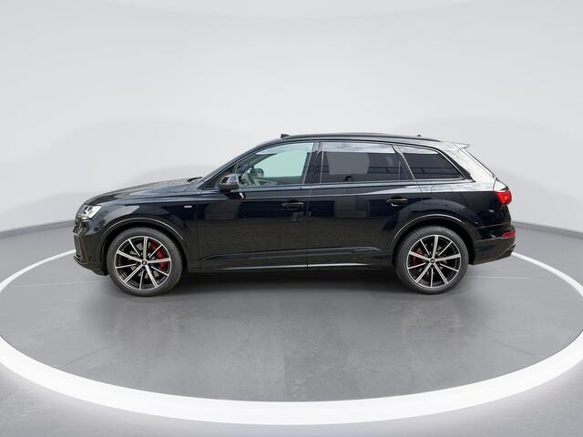 Audi Q7 55 TFSIe 381pk Tiptronic Quattro Pro Line S · Panoramadak · 360 Camera · Luchtvering · Elek. Trekhaak · B&O Sound · Leder Valcona · Elek. Stoelen + Geheugen Bestuurder · 21'' Inch ·