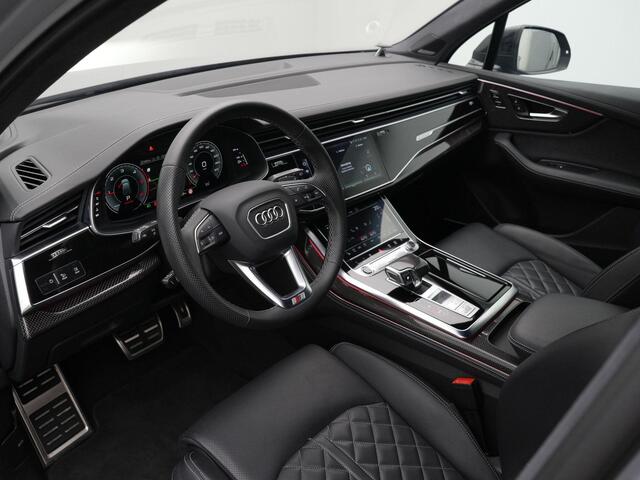 Audi Q7 7-zits 50 TDI 286 pk tiptronic quattro S edition / Competition Plus | B&O Advanced | Panoramadak | Trekhaak | Standkachel | Valcona leder | Laser LED | Sportstoelen plus | Geheugen-/massagestoelen