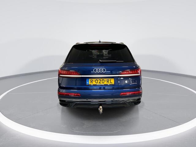 Audi Q7 60 TFSIe 456pk Quattro Pro Line S Competition · Panoramadak · Luchtvering · Inklap. Trekhaak · B&O Sound · Head-Up Display · Laser Matrix LED · Garantie t/m 28-06-2026 of 100.000km