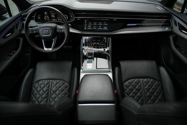 Audi Q7 60 TFSI e 463 pk V6 Quattro Competition S-Line /Laser-Light/ RS-Stoelen/ Keyless/ Head-Up/ B&O/ Adap.Cruise/ Pano-Dak/ Lucht-Vering/ 360-Camera/ Carbon/ Trekhaak/ 22'' LMV