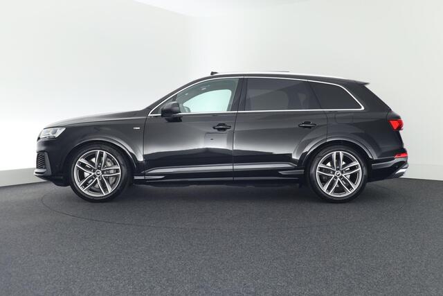 Audi Q7 55 TFSIe 381pk quattro Pro Line S Leder Memory Sluithulp B&O Panoramadak Camera Stoel + Stuurverwarming Luchtvering Navigatie 2x S-Line
