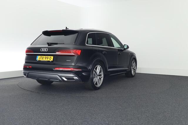 Audi Q7 55 TFSIe 381pk quattro Pro Line S Leder Memory Sluithulp B&O Panoramadak Camera Stoel + Stuurverwarming Luchtvering Navigatie 2x S-Line
