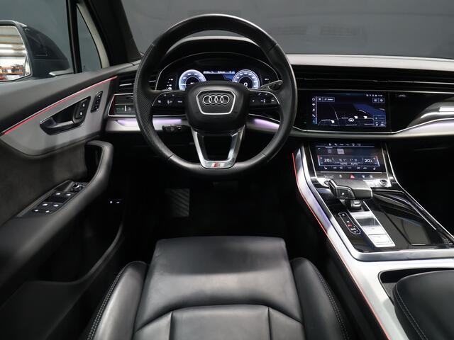 Audi Q7 55 TFSI e quattro S Line [SCHUIFKANTELDAK, BANG & OLUFSEN, LUCHTVERING, APPLE CARPLAY, ANDROID, MEMORY SEATS, HEAD-UP, PARKEER ASSISTENT, 360 CAMERA, STOELVERWARMING, ADAPTIVE CRUISE, VOL LEDER, NIEUWSTAAT]