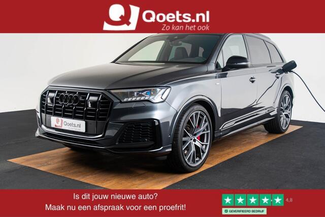 Audi Q7 55 TFSI e quattro Pro Line S Panoramadak - Assistentiepakket Tour - S sportstoelen - Stoelventilatie/Massage - B&O - Stoelverwarming voor/achter - Lederpakket boven/onder - Achterbank plus -