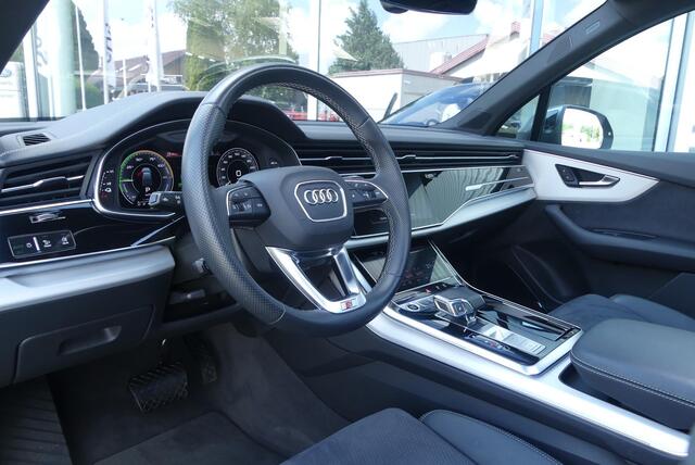 Audi Q7 55 TFSI e quattro Pro Line S ELEKT. TREKHAAK (3.500KG), LUCHTVERING, PANO, WINTER PACK, ADAPT. CRUISE, CLIMA, NAVI, CAMERA, PDC V&A, APPLE CARPLAY/ANDROID AUTO, BLIS, KEYLESS, B&O, ELEKT. ACHTERKLEP, ELEKT. STOELEN, 64.341KM