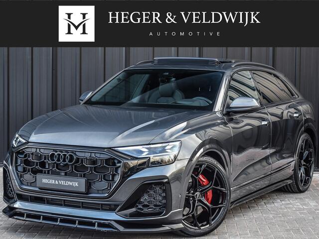 Audi Q8 STYLING + RS VELGEN ZWART 55TFSI e QUATTRO PRO LINE S COMPETITION | S-SEATS | PANORAMADAK | 4 WIEL BESTURING | B&O SOUND | HEAD-UP | LUCHTVERING | DAB+ | SOFT-CLOSE | KEYLESS GO | ADAPTIVE CRUISE | 360 CAMERA | AMBIANCE INTERIEUR | TREKHAAK | BLACK-OPTIC