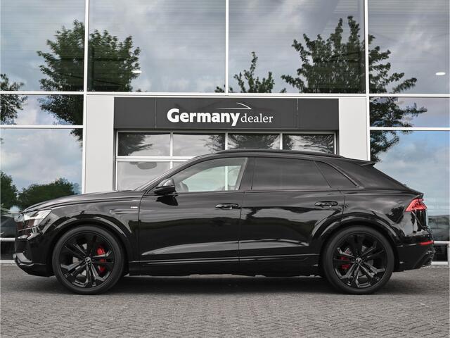 Audi Q8 55TFSI 340PK V6 Quattro S-Line Black Optic Lucht Pano M-led Softclose Head-Up Nachtz 23-Inch