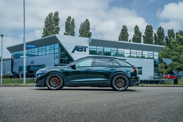 Audi Q8 60 TFSIe Competition ABT | ABT Power S 570pk | ABT Aero | ABT HR23 matt racing gold | ABT Carbon fenders | ABT eAWS Audi Exclusive | B&O Advanced 3D | Uitgebreid leder pakket | Advanced onderstel | alcantara hemel | HD Matrix laser LED | servosluiting | c