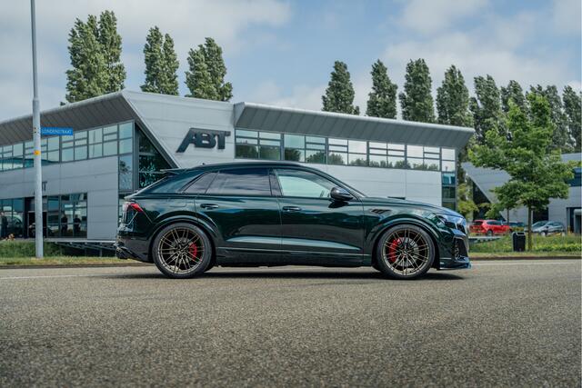 Audi Q8 60 TFSIe Competition ABT | ABT Power S 570pk | ABT Aero | ABT HR23 matt racing gold | ABT Carbon fenders | ABT eAWS Audi Exclusive | B&O Advanced 3D | Uitgebreid leder pakket | Advanced onderstel | alcantara hemel | HD Matrix laser LED | servosluiting | c