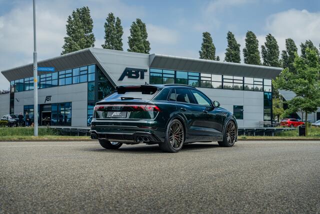 Audi Q8 60 TFSIe Competition ABT | ABT Power S 570pk | ABT Aero | ABT HR23 matt racing gold | ABT Carbon fenders | ABT eAWS Audi Exclusive | B&O Advanced 3D | Uitgebreid leder pakket | Advanced onderstel | alcantara hemel | HD Matrix laser LED | servosluiting | c