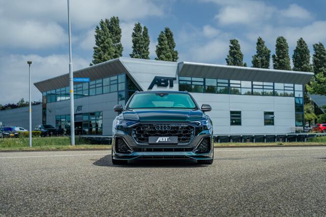Audi Q8 60 TFSIe Competition ABT | ABT Power S 570pk | ABT Aero | ABT HR23 matt racing gold | ABT Carbon fenders | ABT eAWS Audi Exclusive | B&O Advanced 3D | Uitgebreid leder pakket | Advanced onderstel | alcantara hemel | HD Matrix laser LED | servosluiting | c