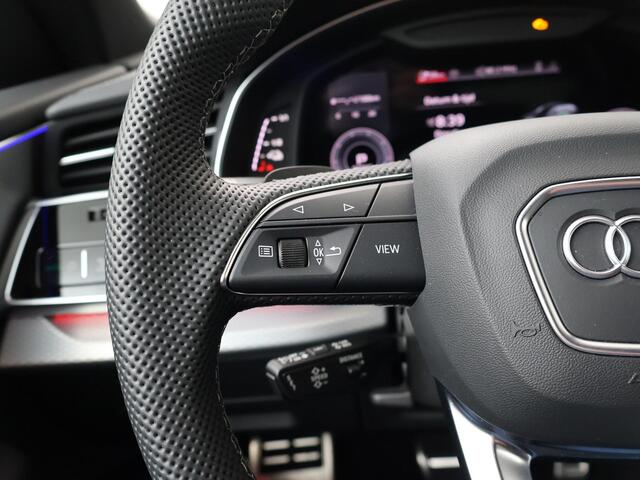 Audi Q8 60 TFSI e quattro Pro Line S Competition | 490 PK | SoH 100% | Panoramadak | Vierwielbesturing | Head-Up display | Trekhaak | 22" velgen | HD Matrix LED koplampen |
