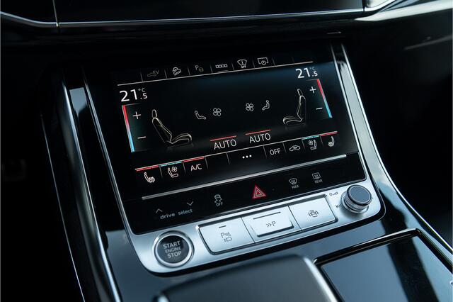 Audi Q8 55 TFSI e quattro S-Line ACC Pano Massage 360 Sstoel Stoelvent. Head Up Keyless Memory