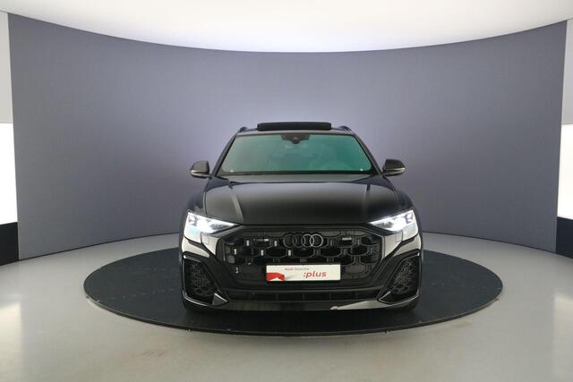 Audi Q8 4.0 TFSI SQ8 quattro | S Line | B&O 3D | Uitgebreid Leer | Head Up |Stoelverwarming - Ventilatie | Adapt. Onderstel | Adapt. Cruise | Pano. Dak | Nachtzicht | Trekhaak | Memory | Softclose | Alcantara |
