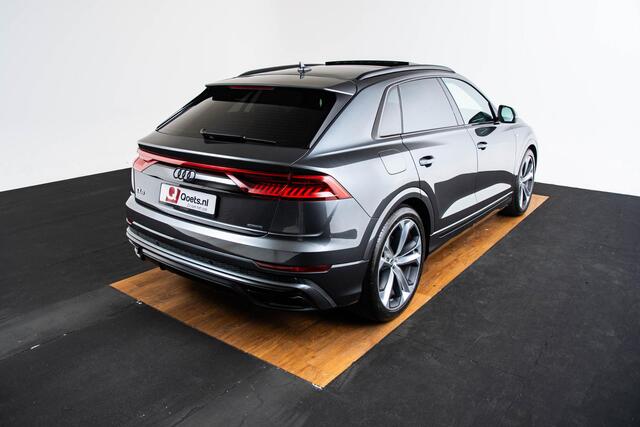 Audi Q8 55 TFSI quattro Pro Line Plus S line - S line exterieur pakket - Trekhaak - Panoramadak - Bang & Olufsen - Assistentiepakket Tour/City - Parkeerhulp vóór/achter - S sportstoelen - Stoelventilatie - Achterbank plus -