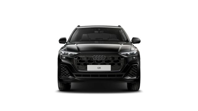 Audi Q8 55 TFSI e quattro Pro Line S 394pk | Rood stiksel / Gordels | Panoramadak | B&O | Vierwielbesturing | Ass.Plus.Remote | Sportstoel Plus | 23'' inch Zwart | Head-up Display |