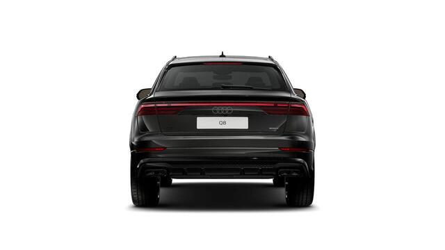 Audi Q8 55 TFSI e quattro Pro Line S 394pk | Rood stiksel / Gordels | Panoramadak | B&O | Vierwielbesturing | Ass.Plus.Remote | Sportstoel Plus | 23'' inch Zwart | Head-up Display |