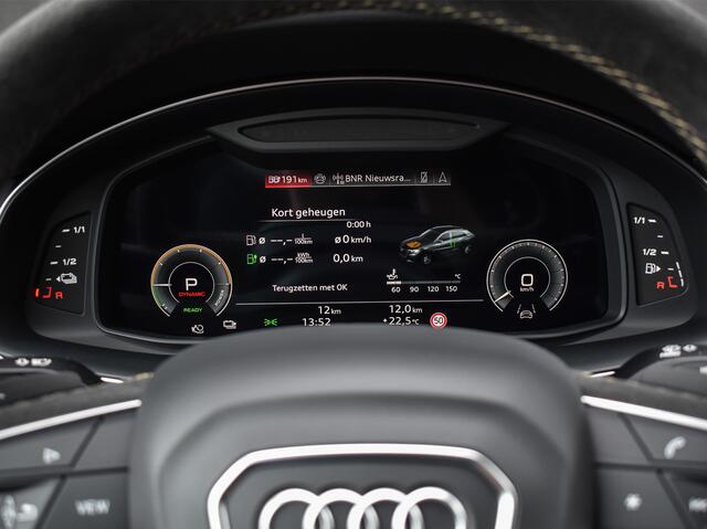 Audi Q8 60 TFSI e QUATTRO PRO LINE S COMPETITION | PANORAMADAK | EXCLUSIVE INTERIEUR | BANG&OLUFSEN | HEAD-UP | TREKHAAK | SOFT-CLOSE | MASSAGE SEATS | AMBIANCE INTERIEUR | 4-ZONE CLIMATE | ALCANTARA STUUR | ADAPTIVE CRUISE |
