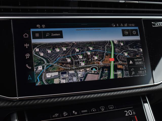 Audi Q8 60 TFSI e QUATTRO PRO LINE S COMPETITION | PANORAMADAK | EXCLUSIVE INTERIEUR | BANG&OLUFSEN | HEAD-UP | TREKHAAK | SOFT-CLOSE | MASSAGE SEATS | AMBIANCE INTERIEUR | 4-ZONE CLIMATE | ALCANTARA STUUR | ADAPTIVE CRUISE |