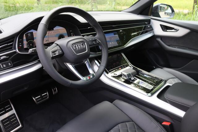 Audi Q8 55 TFSI e quattro Pro Line S Laser-Matrix/Pano/4wiel/B&O/360/RS-stoel/Servo/Luchtvering/Keyless/Head-up/Trekhaak