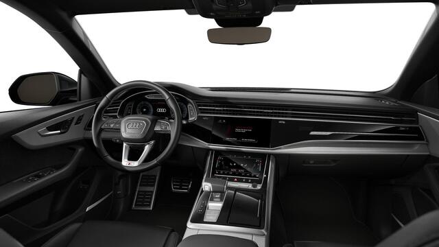 Audi Q8 55 TFSI e quattro Pro Line S | Panoramadak | B&O | Ass.Plus.Remote | Sportstoel Plus | 22'' inch Zwart | Trekhaak |