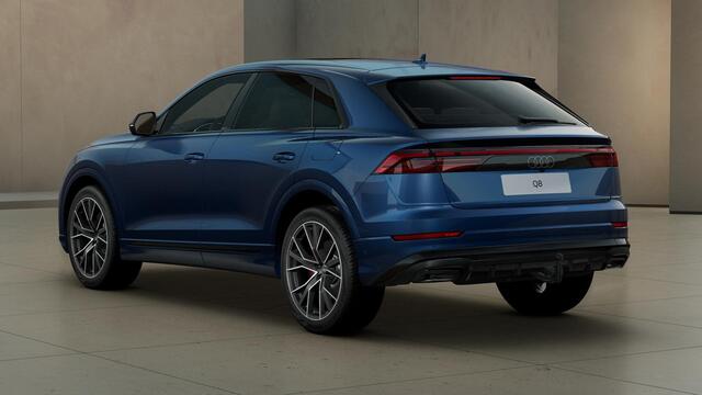 Audi Q8 60 TFSI e quattro Pro Line S Competition | Trekhaak | Pano | B&O 3D | stoelventilatie | 360 Camera | Memory | Headup | Sportstoelen plus |