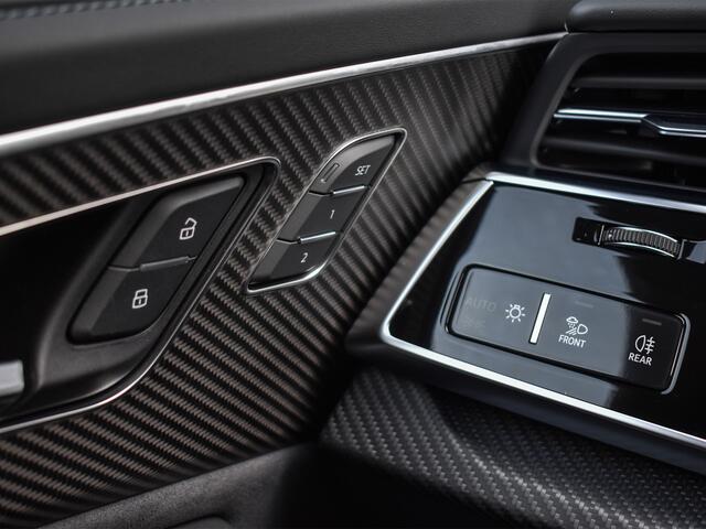 Audi Q8 60 TFSI e QUATTRO PRO LINE S COMPETITION | PANORAMADAK | BANG & OLUFSEN ADVANCED | S-SEATS | CARBON INLEG | HEAD-UP | 360 CAMERA | MEMORY SEATS | ADAPTIVE CRUISE | AMBIANCE INTERIEUR | SOFT-CLOSE | LEDEREN INTERIEUR DELEN | TREKHAAK
