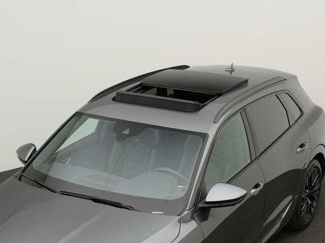 Audi Q8 e-tron 55 408 pk S-tronic quattro S Edition 115 kWh | Rondomzicht camera | Panoramadak | Trekhaak | Lederen Sportstoelen | Matrix LED koplampen | Adaptive Cruise | Optiekpakket zwart | 21 inch