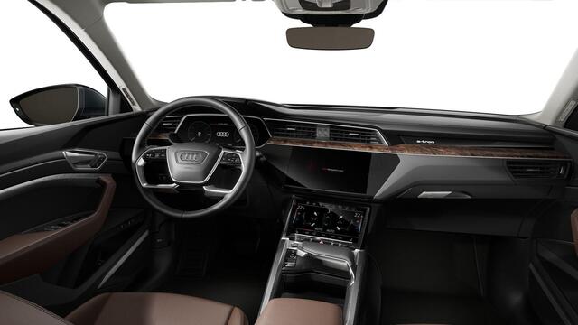 Audi Q8 e-tron 55 quattro Advanced Edition Plus 115 kWh 408pk | Panoramadak | Wegklapbare trekhaak | B&O Premium Sound | lederen bekleding | Head up Display