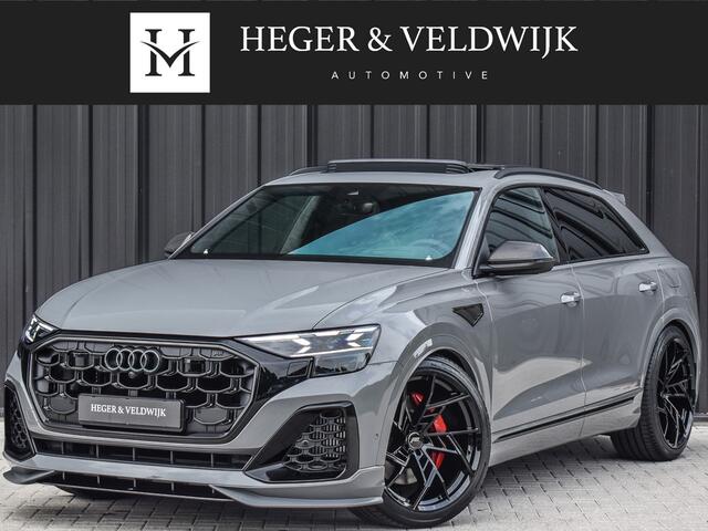 Audi Q8 60 TFSI e ABT AERO COMPETITION | ABT LEGACY WHEELS | B&O ADVANCED | PANORAMADAK | MASSAGE STOELEN | 4 WIEL BESTURING | ALCANTARE HEMEL | SOFT CLOSE | ELEKTR. TREKHAAK | STOELVERWARMING + VENTILATIE | AKOESTISCH GLAS | OLED ACHTERLICHTEN