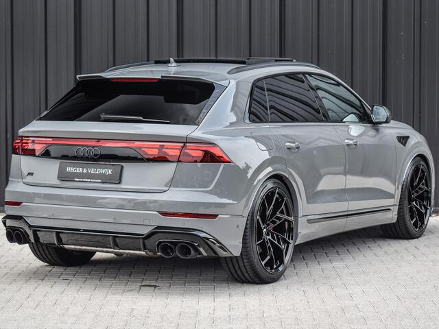 Audi Q8 60 TFSI e ABT AERO COMPETITION | ABT LEGACY WHEELS | B&O ADVANCED | PANORAMADAK | MASSAGE STOELEN | 4 WIEL BESTURING | ALCANTARE HEMEL | SOFT CLOSE | ELEKTR. TREKHAAK | STOELVERWARMING + VENTILATIE | AKOESTISCH GLAS | OLED ACHTERLICHTEN