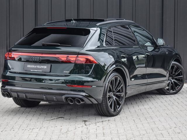 Audi Q8 60 TFSI e QUATTRO PRO LINE S COMPETITION | MEMORY + MASSAGE S-SEATS | PANORAMADAK | B&O ADVANCED | S-SEATS | CARBON | HEAD-UP | 360 CAMERA | ASSISTENT TOUR PACK | AMBIANCE INTERIEUR | SOFT-CLOSE | TREKHAAK | SOFT-CLOSE