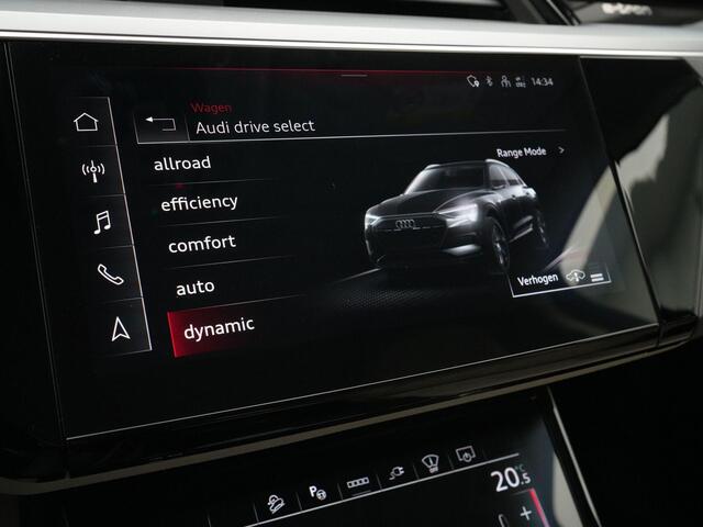 Audi Q8 e-tron 50 340 pk S-tronic quattro Advanced Edition 95 kWh | Rondomzicht camera | Panoramadak | Luchtvering | Standkachel | Bang & Olufsen Premium 3D sound | 21 inch