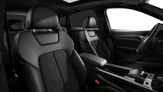 Audi Q8 e-tron 50 quattro 340 1AT Advanced edition Automaat | Glazen panoramadak | Velgen 5-arm-aero 9,5Jx21 | Optiekpakket zwart plus | Privacy glas (donker getint) | Sportstoelen voorin