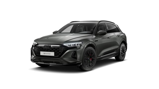 Audi Q8 e-tron 50 quattro 340 1AT Advanced edition Automaat | Glazen panoramadak | Velgen 5-arm-aero 9,5Jx21 | Optiekpakket zwart plus | Privacy glas (donker getint) | Sportstoelen voorin
