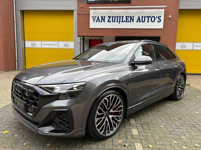 Audi Q8 55 TFSIe Quattro 394pk S-Line Pano 4W 23" Trekhaak B&O Soft Matr
