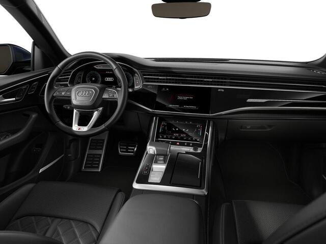 Audi Q8 55 TFSI e quattro Pro Line S 394 PK · 22" LM Velgen · Glazen panoramdak · B&O Premium 3D · Assist. plus, remote park · Stoelventilatie + Massage