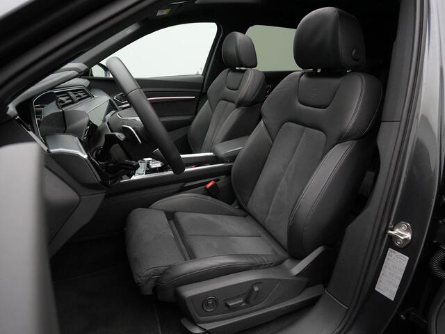 Audi Q8 e-tron 55 quattro Pro Line S 115 kWh 408 pk / S-Line | Panoramadak | Geheugenstoel | Matrix LED | Leder/alcantara | Achteruitrijcamera