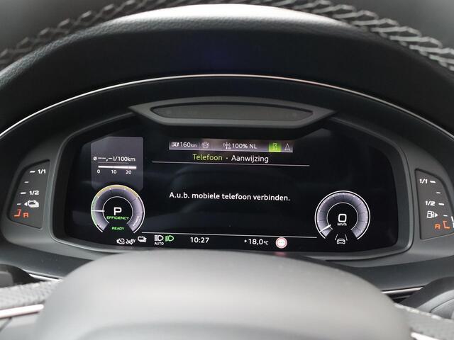 Audi Q8 60 TFSI e quattro | 490 PK | S-Line | Lederen bekleding Volcano met ruit | Panoramadak | Head -Up display | Assistentiepakket plus | Trekhaak |