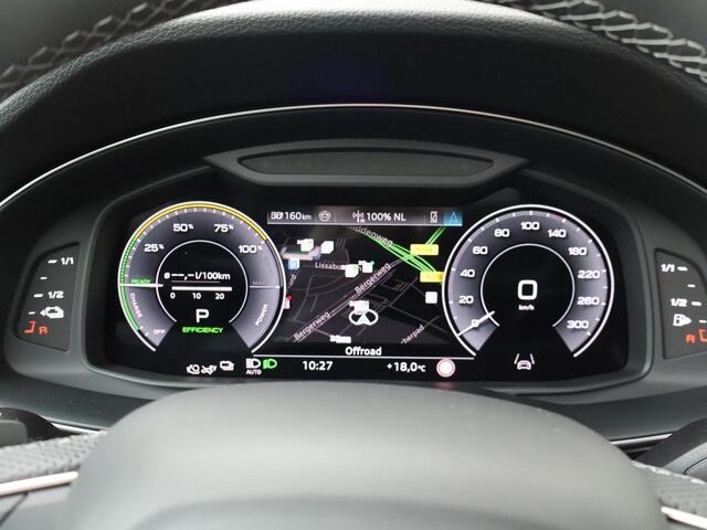 Audi Q8 60 TFSI e quattro | 490 PK | S-Line | Lederen bekleding Volcano met ruit | Panoramadak | Head -Up display | Assistentiepakket plus | Trekhaak |