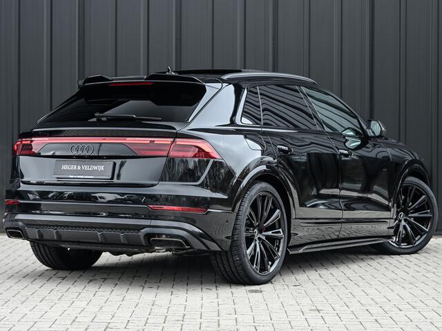 Audi Q8 55 TFSI e quattro Pro Line S | Memory seats | 360 Camera | Keyless | Soft close | Adaptive cruise | Panoramadak | B&O sound | Achterbank verwarmd | Ambiance interieur | El. trekhaak