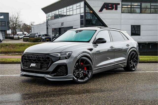 Audi Q8 60 TFSI e ABT Aero Competition | Audi Exclusive Nardogrijs | Advanced onderstel | Stoelventilatie + massagefunctie | Uitgebreid lederpakket | Carbon | Head up | B&O | Servosluiting