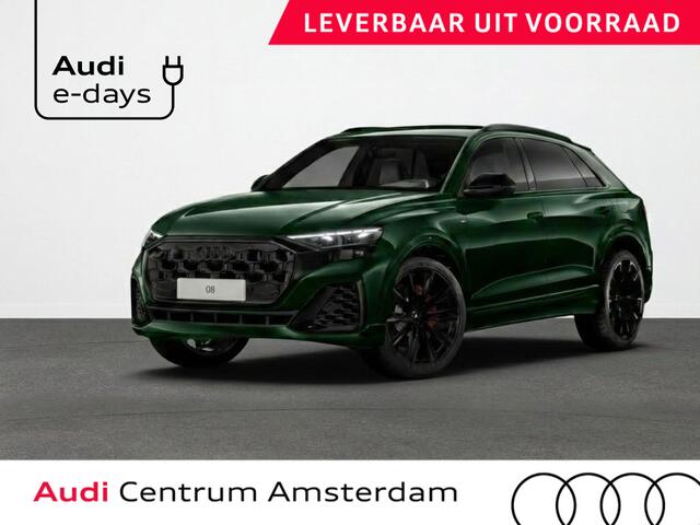 Audi Q8 Pro Line S 55 TFSI e 394 pk | Midnight emerald green | Glazen panoramadak | Bang & Olufsen Premium 3D | Sportstoelen plus voorin |